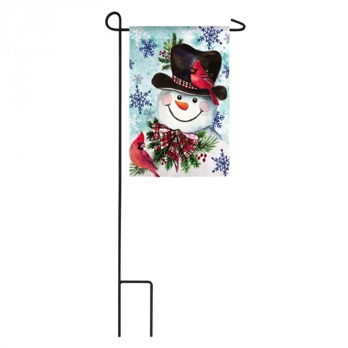 Drapeau décoratif bonhomme de neige